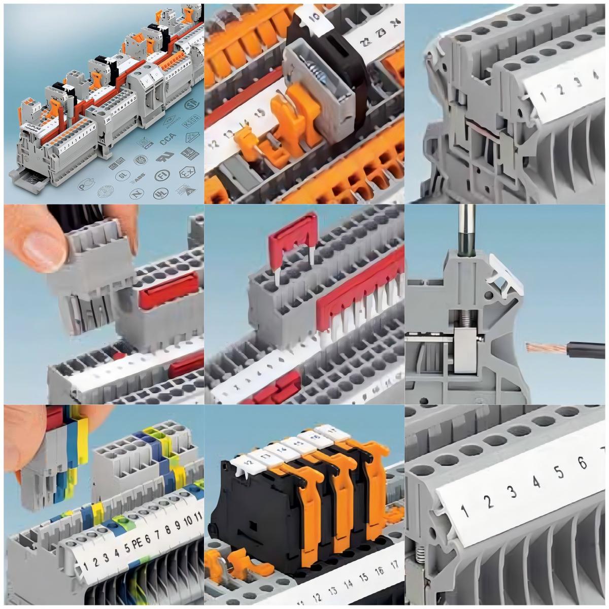 菲尼克斯接線端子 PT 2.5-QUATTRO-PE - 接地端子